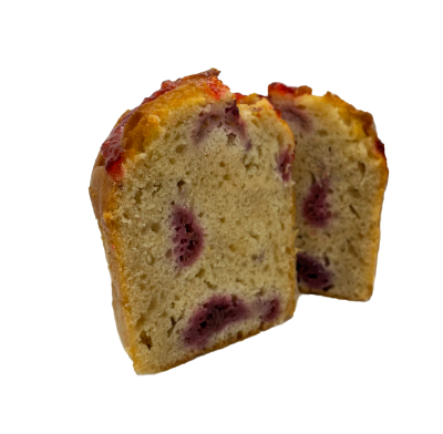 Raspberry & White Chocolate Muffin