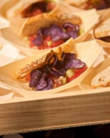 Tartare of Yellow Fin Tuna & Cucumber by Sid Sahrawat