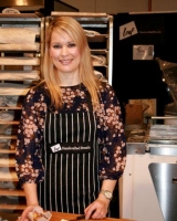 Spiced Cherry & Dark Chocolate Croissant & Butter Puddings by Gretchen Lowe