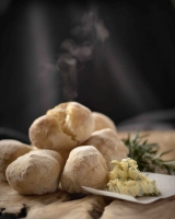 Volcanic Ciabatta with herbed garlic butter