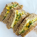 Classic sweetcorn, chive & havarti toastie