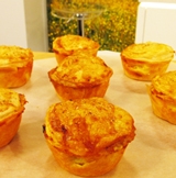 Smoked Paprika Chicken and Chorizo Sausage Manchego Pies - as seen on Good Morni